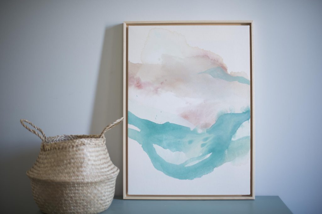 Spring Water Painting Canvas